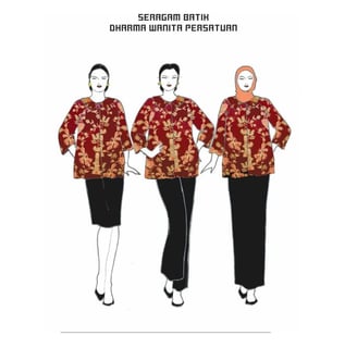 Seragam Batik Dharma Wanita | Konveksi Seragam Malang