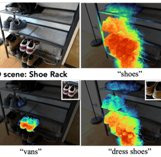 object recognition from the nerf volume.