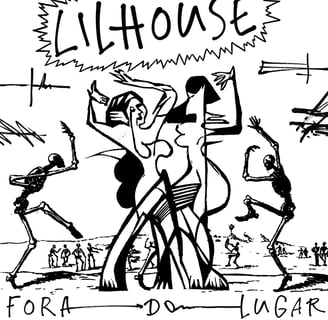 a cartoon drawing of a woman in a dress