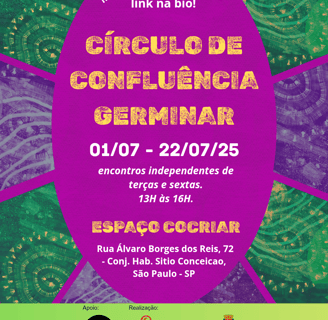 a poster for a concert in a circle
