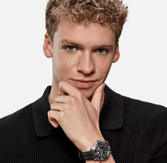 Léon Marchand with Omega Watch