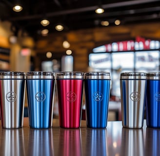 stainless steel tumblers
