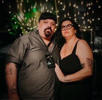 Foto de Ikeda e Gi, fundadores do Hoje Tem Jazz