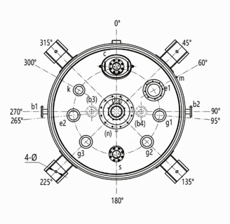 glass lined chemical reactor / vessel / storage tanks