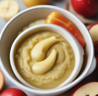 apple and pear puree