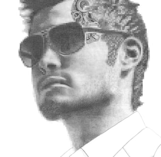 SJ se beste kuns: Blokkies man.