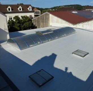 étanchéité avec membrane PVC