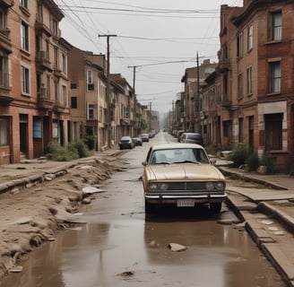 empty road between concrete buildings during daytime