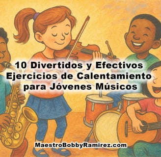 10 Divertidos y Efectivos Ejercicios de Calentamiento para Jóvenes Músicos