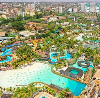 cidade de olimpia no interior de SP com o Thermas dos Laranjais