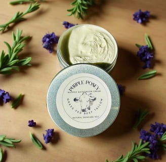 A lightweight, deeply hydrating cream made with grass-fed tallow and botanical oils.