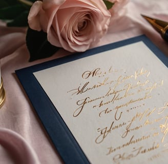 luxury handwritten letter