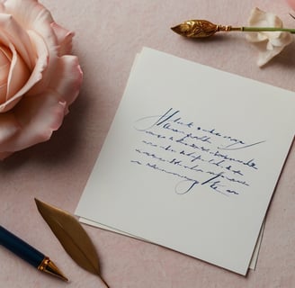 handwritten letter