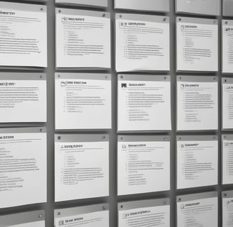 A close-up of a smartphone screen displaying a variety of applications, arranged in a grid pattern. The apps have distinct icons and include names like Agenda, TickTick, and Udemy. The background is blurred, highlighting the focus on the phone's display.