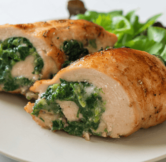 Spinach and Feta Stuffed Chicken Breast