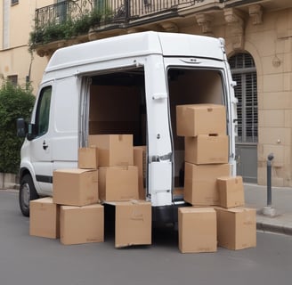 camionnette de demengement a montpellier