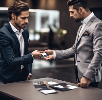 Cartes de visite personnalisées, disponibles en format au choix, adaptées à vos besoins professionne