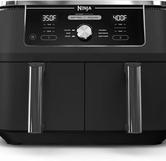 Air Fryer with 2 Independent Frying Baskets, Match Cook & Smart Finish to Roast, Broil, Dehydrate