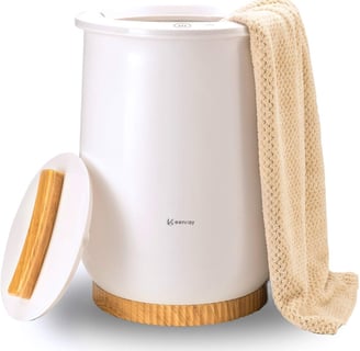 Luxury Towel Warmer Bucket, Large Towel Warmer for Bathroom, Auto Shut Off, Fits Up to Two 40"X70" 