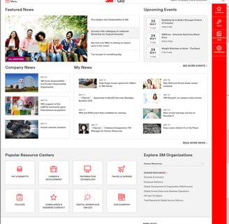 alt: "Benchmarking: 3M’s intranet to refine interface design and improve usability & accessibility"