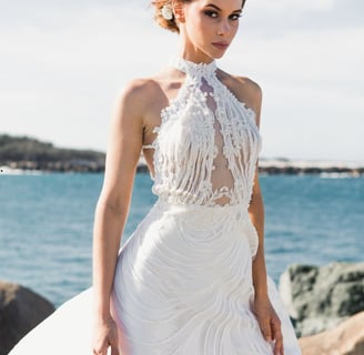 backless wedding dress