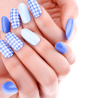 Abstract nail art
