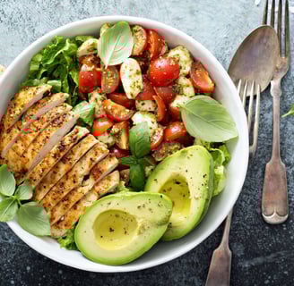 avocado chicken salad