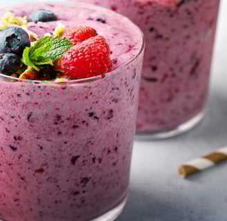 mixed berries smoothie