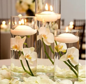 Floating Candle Centerpieces