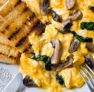 scramble mushroom