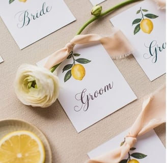 dollar tree Seating Cards and Holders
