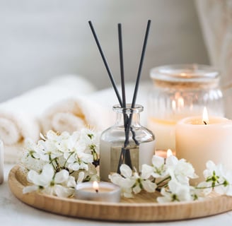 summer hydrangea table decor