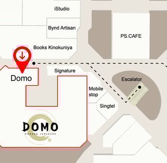 CONTACT | Domo, DOMO, DOMO MODERN JAPANESE RESTAURANT, DOMO DINING