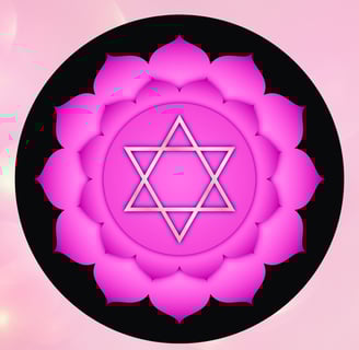 Pink Heart Chakra. Self love, and self care, acceptance, self forgiveness