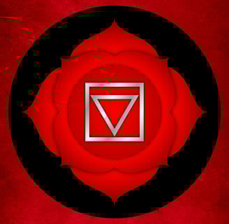 Base chakra, red chakra