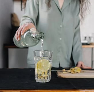Hydrate with water