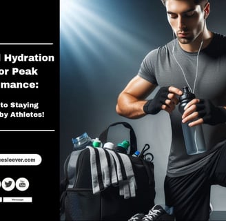Guide to Staying Hydrated by Athletes | Tips for peak performances