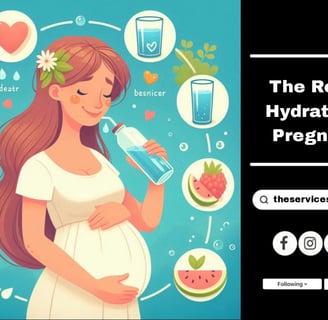 Hydration in Pregnancy | Get the Protective Sleeve for Your Water Container |Stay Hydrated