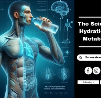 Science between Hydration with Metabolism | Purchase Your Water Container Sleeve Here
