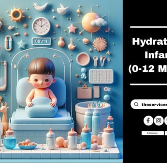 Hydration for Different Age Groups | Purchase Your Infants' Water Container Sleeve from Here |