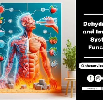Dehydration and Immune System Function | Purchase Your Water Container Sleeve Here