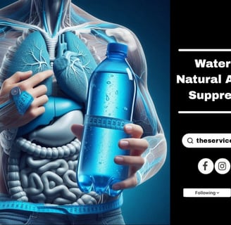 Water As A Natural Appetit Suppressant | Purchase the protective sleeve for your water container her