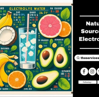 Natural Electrolytes for Hydration |Get Your Protective Water Container Sleeve Today | Stay Hydrated