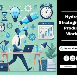 Hydration for Workplace Productivity | Get a Protective Sleeve for Your Water Container Here  