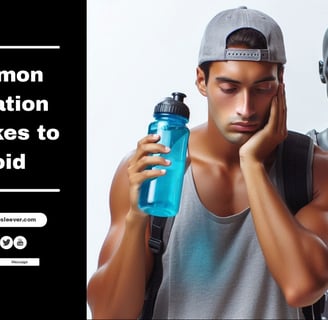 Common Hydration Mistakes done by athletes