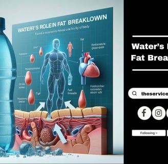  Fat Breakdown through Hydration Process | Purchase Your Water Container Sleeve Here