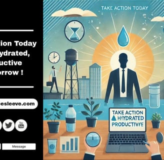 Hydration for Workplace Productivity | Get a Protective Sleeve for Your Water Container Here  
