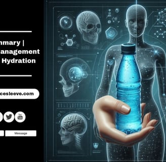 Weight Management Through Hydration | Purchase Your Water Container Sleeve Here