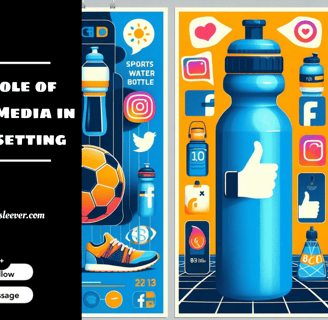 Social media trendsetting for water container sleeve