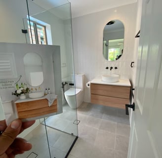 professional renovated bathroom